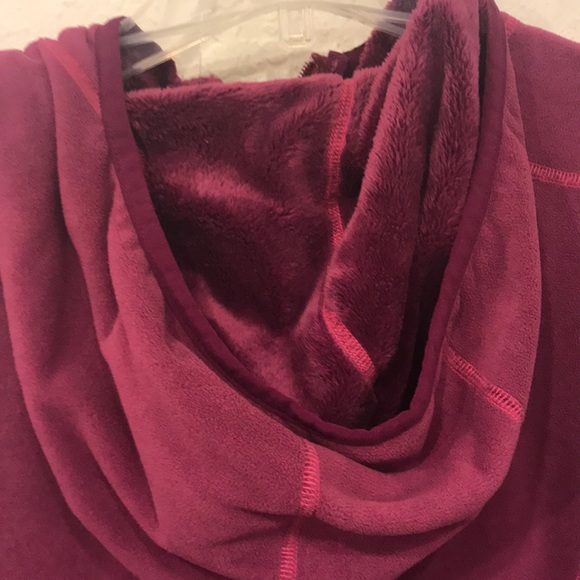 OUTDOOR RESEARCH fleece hoodie fuchsia zip coat M - Picture 4 of 8